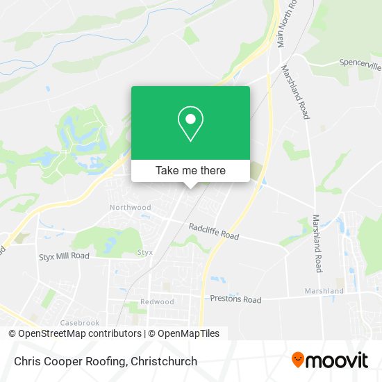Chris Cooper Roofing map