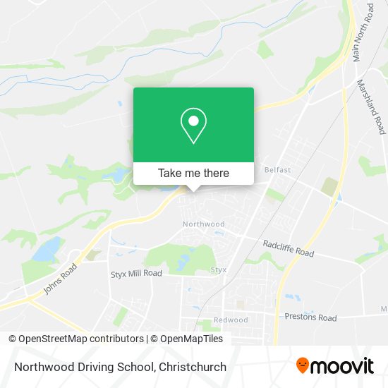 Northwood Driving School map