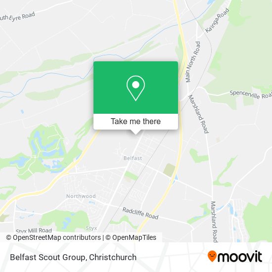 Belfast Scout Group map