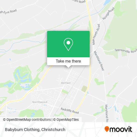 Babybum Clothing map