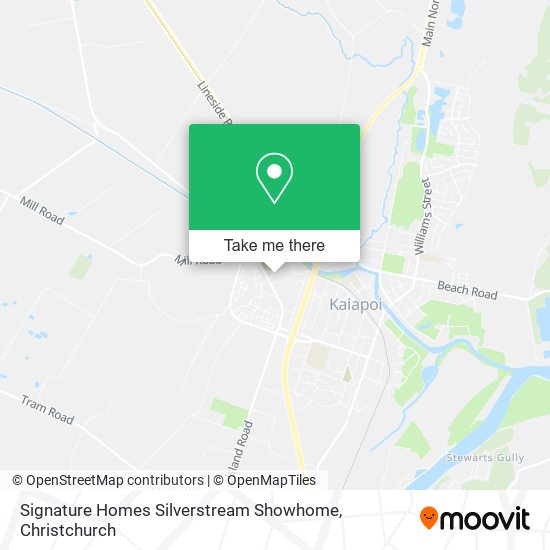 Signature Homes Silverstream Showhome map
