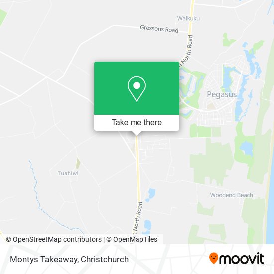 Montys Takeaway map