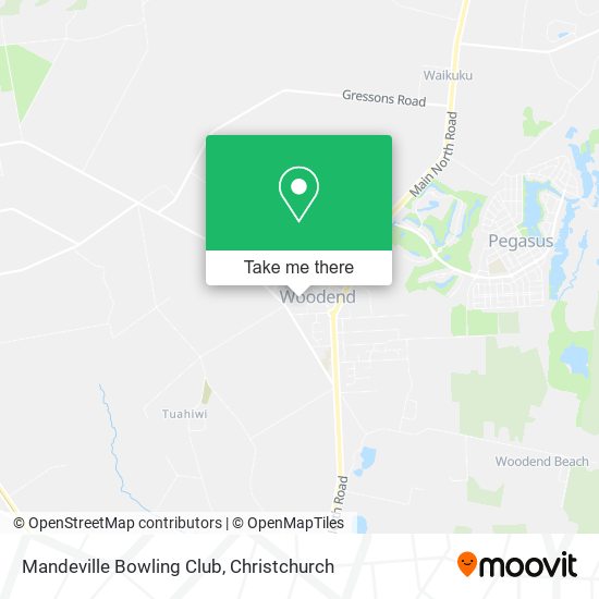 Mandeville Bowling Club map