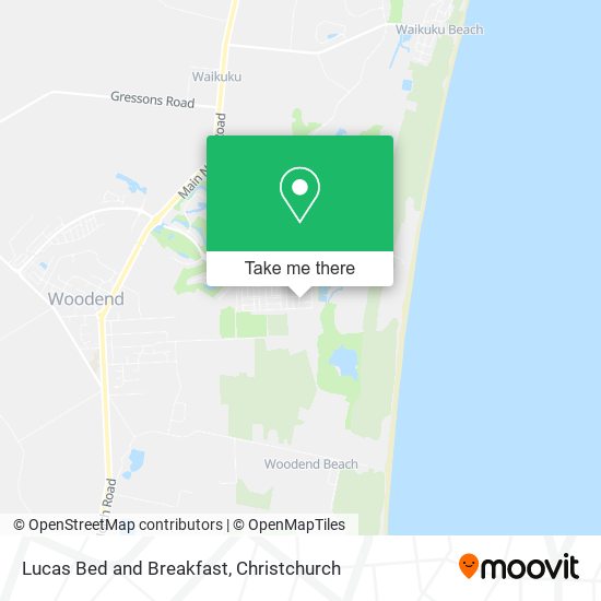 Lucas Bed and Breakfast map