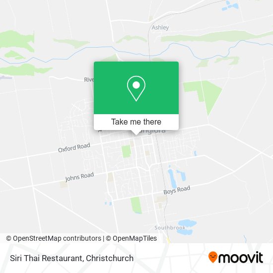 Siri Thai Restaurant map