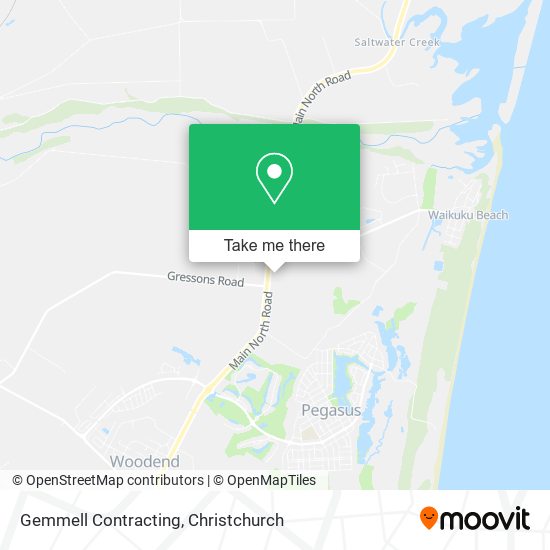 Gemmell Contracting map