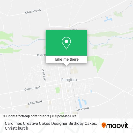 Carolines Creative Cakes Designer Birthday Cakes map