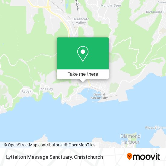 Lyttelton Massage Sanctuary map