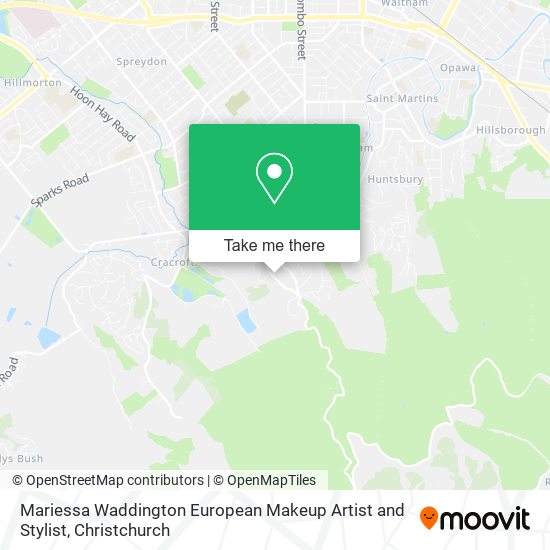 Mariessa Waddington European Makeup Artist and Stylist map