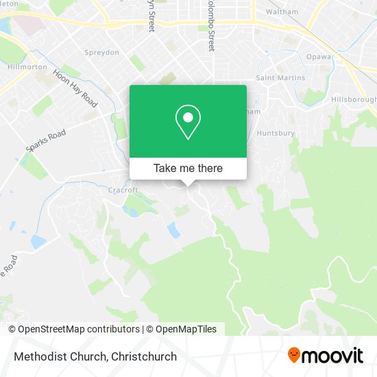 Methodist Church map