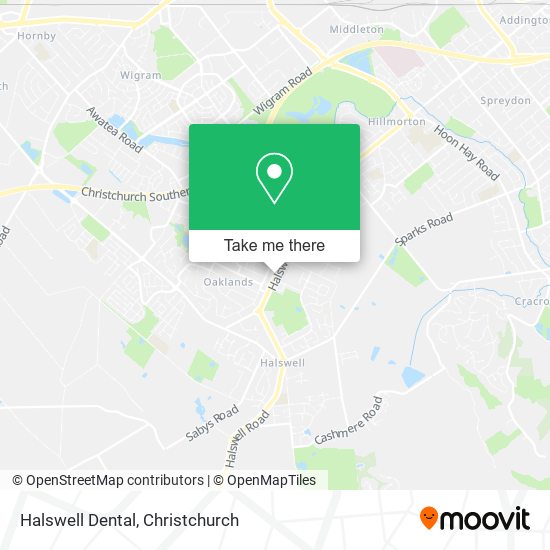 Halswell Dental map