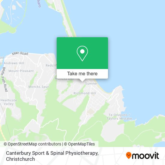 Canterbury Sport & Spinal Physiotherapy地图