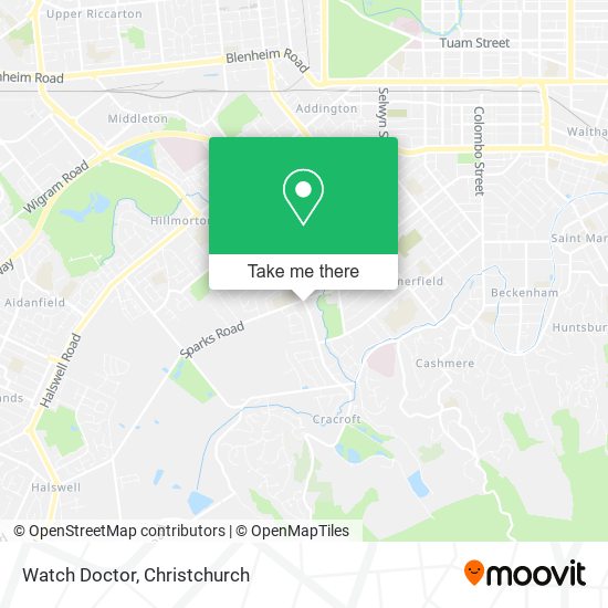 Watch Doctor map