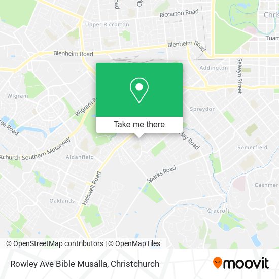 Rowley Ave Bible Musalla地图