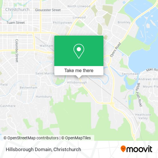 Hillsborough Domain map