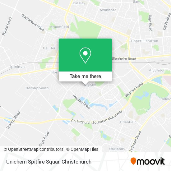 Unichem Spitfire Squar map