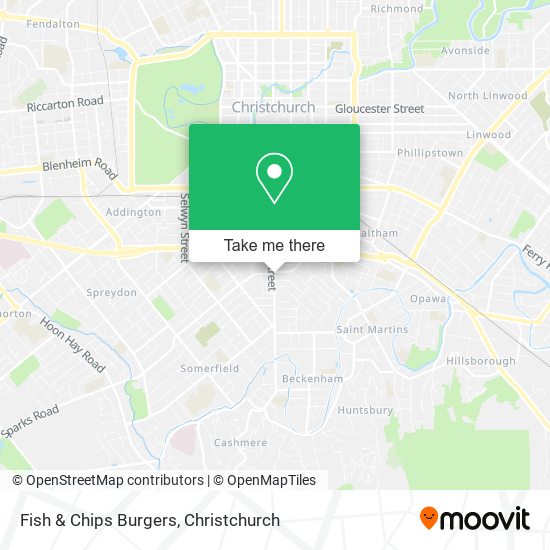 Fish & Chips Burgers map