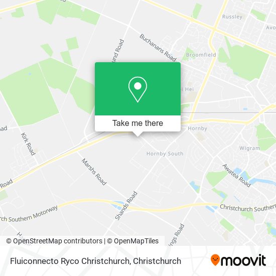 Fluiconnecto Ryco Christchurch map