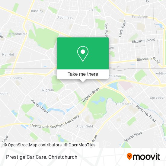 Prestige Car Care map