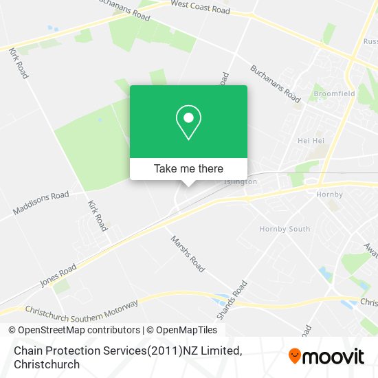 Chain Protection Services(2011)NZ Limited map