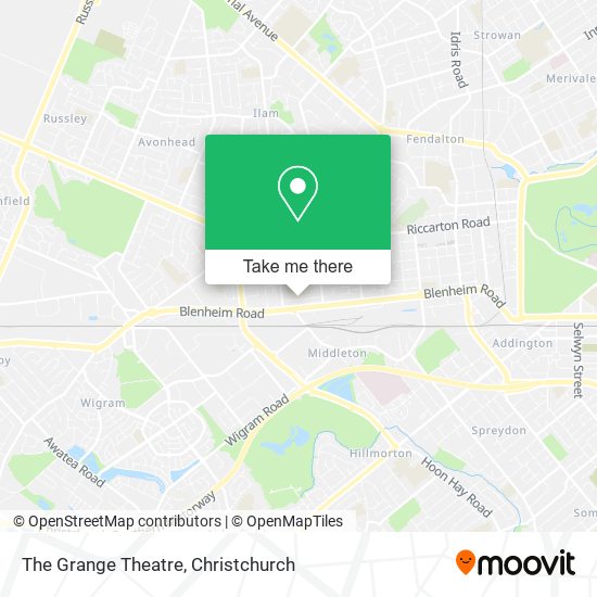 The Grange Theatre map