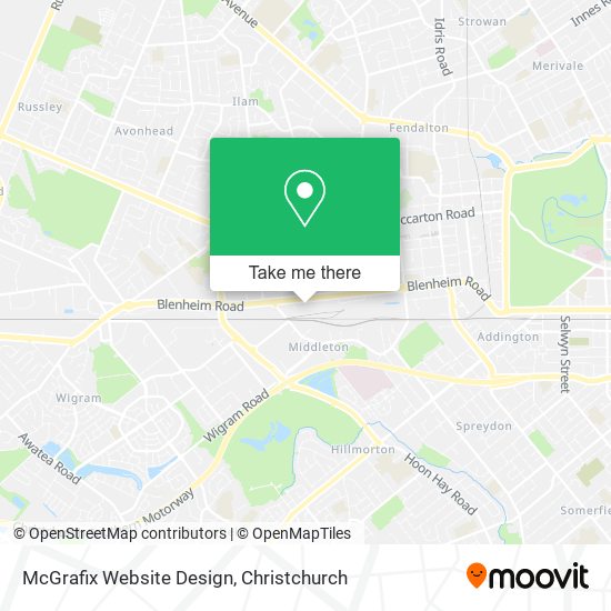 McGrafix Website Design map