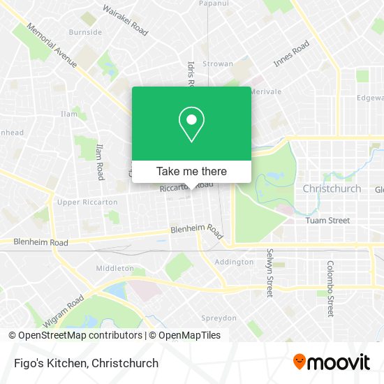 Figo's Kitchen map