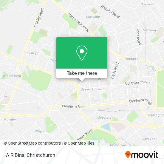 A R Bins map