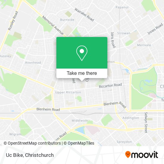 Uc Bike map