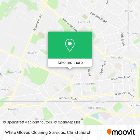 White Gloves Cleaning Services map