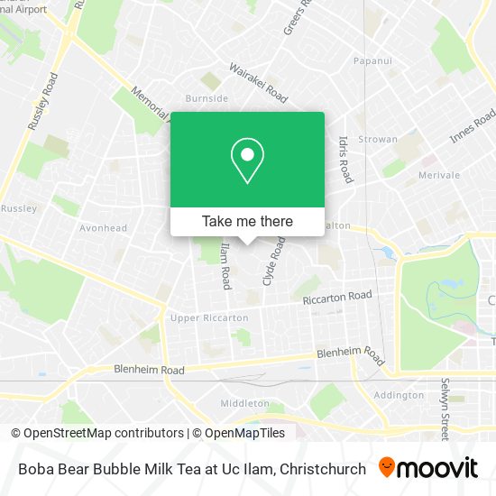 Boba Bear Bubble Milk Tea at Uc Ilam map
