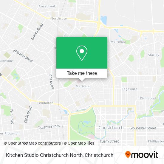 Kitchen Studio Christchurch North map