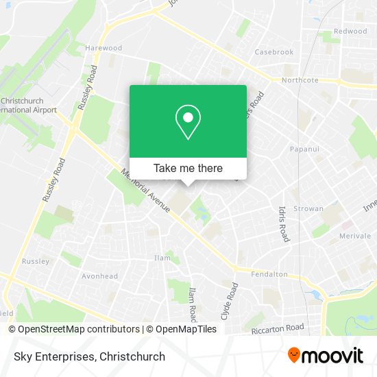Sky Enterprises map