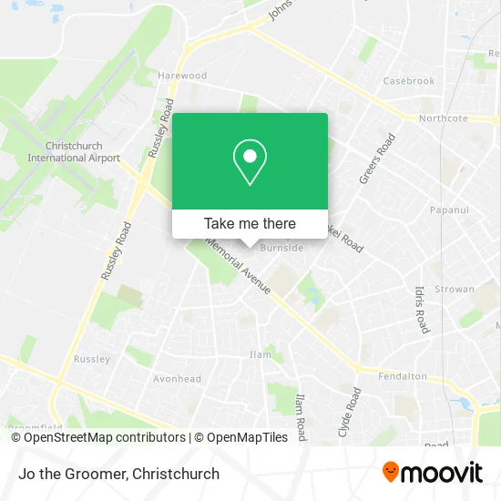 Jo the Groomer map