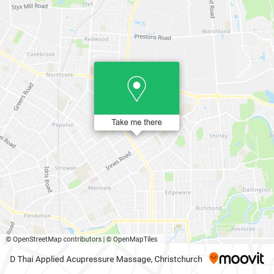 D Thai Applied Acupressure Massage map