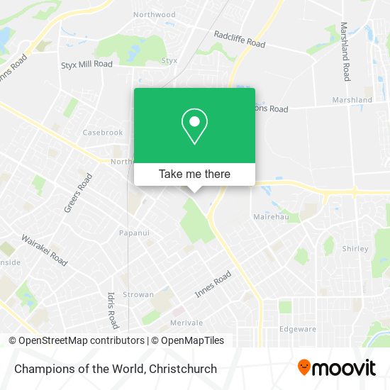 Champions of the World map