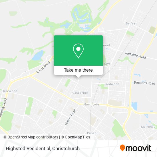 Highsted Residential map