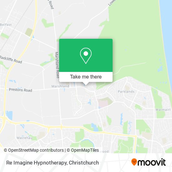 Re Imagine Hypnotherapy map