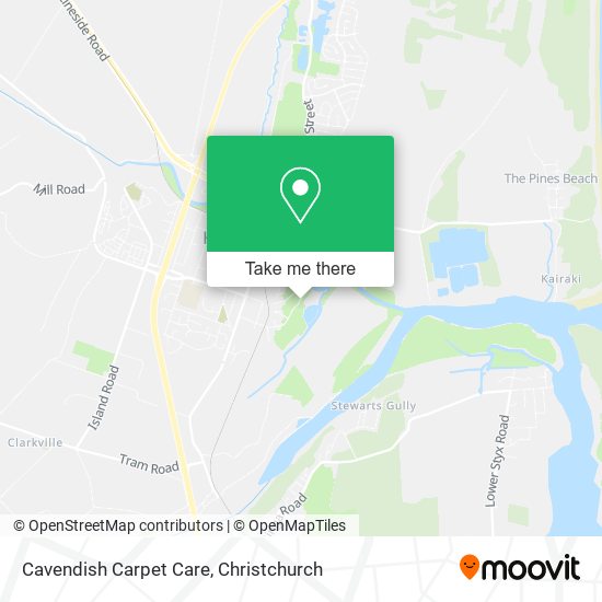 Cavendish Carpet Care map