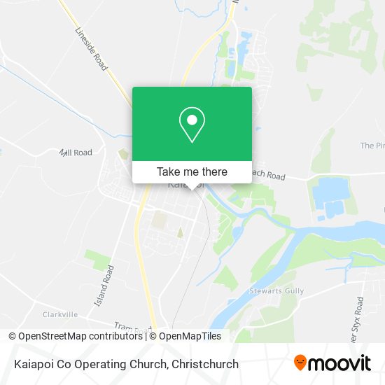 Kaiapoi Co Operating Church地图