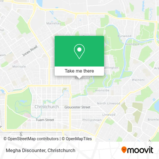 Megha Discounter map