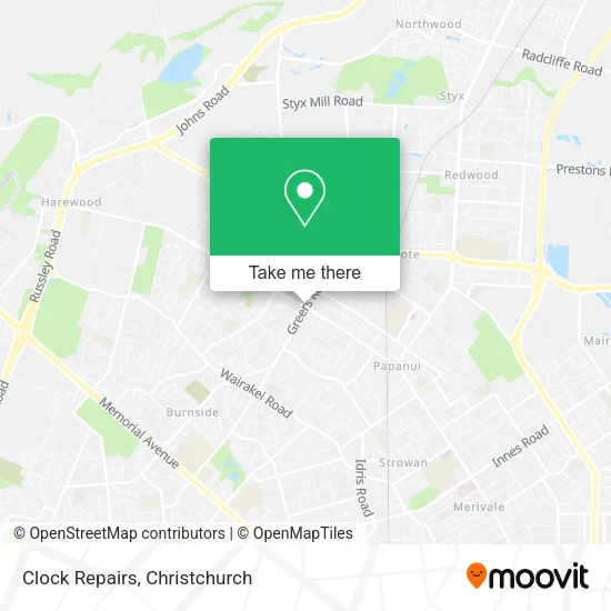 Clock Repairs map