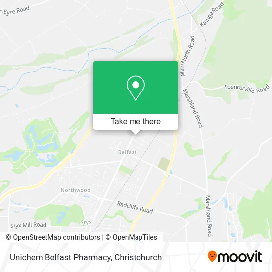 Unichem Belfast Pharmacy map