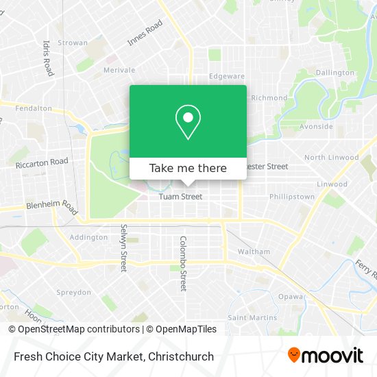 Fresh Choice City Market map