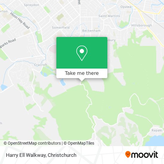 Harry Ell Walkway map