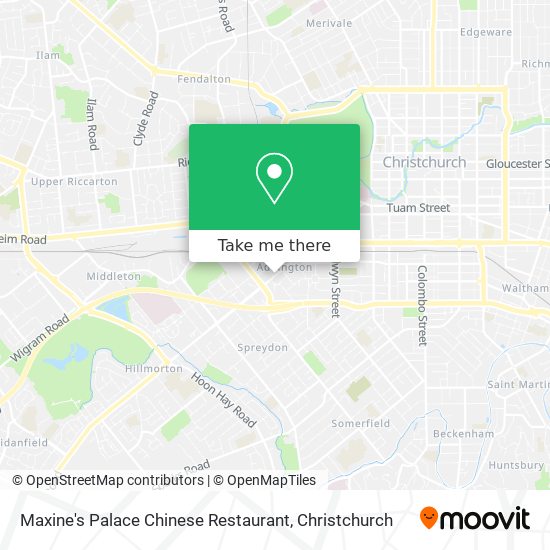 Maxine's Palace Chinese Restaurant map