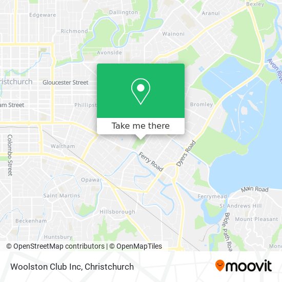 Woolston Club Inc地图