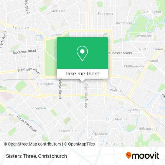 Sisters Three map