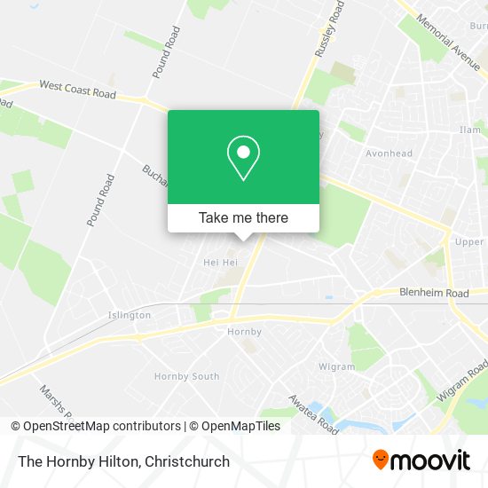 The Hornby Hilton map