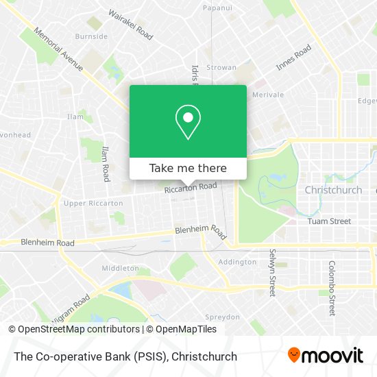 The Co-operative Bank (PSIS) map